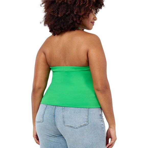 Edited by Remi Bader Women's Halter Top Plus Size 1X Green - Picture 5 of 13